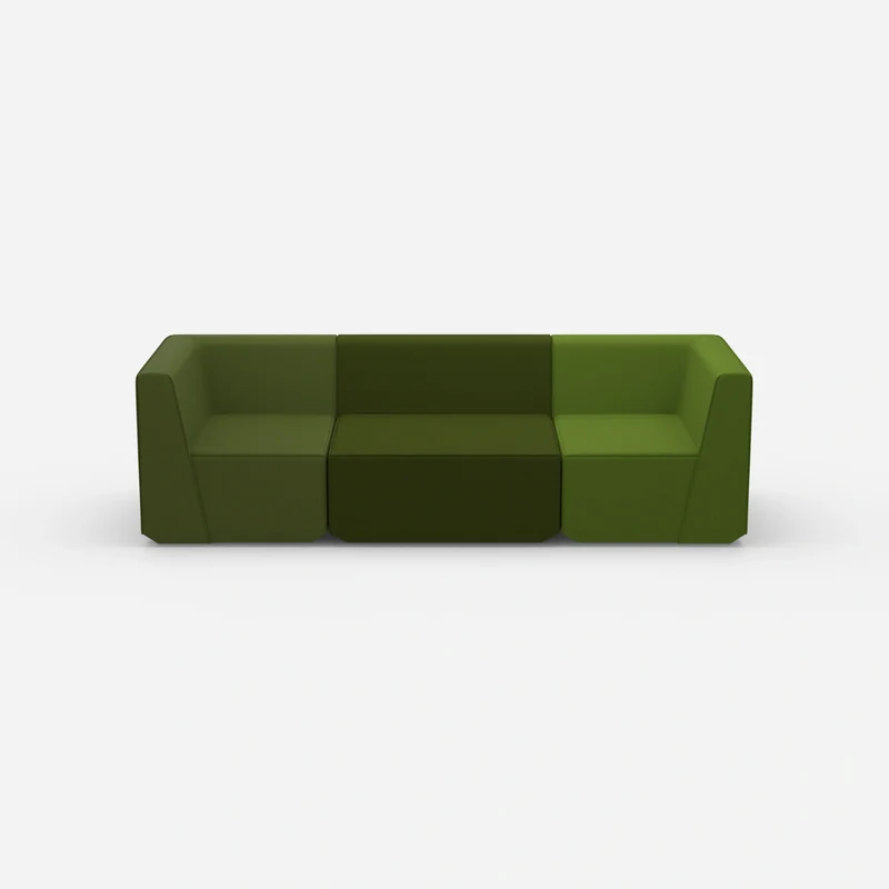 Sofa Dreisitzer grün