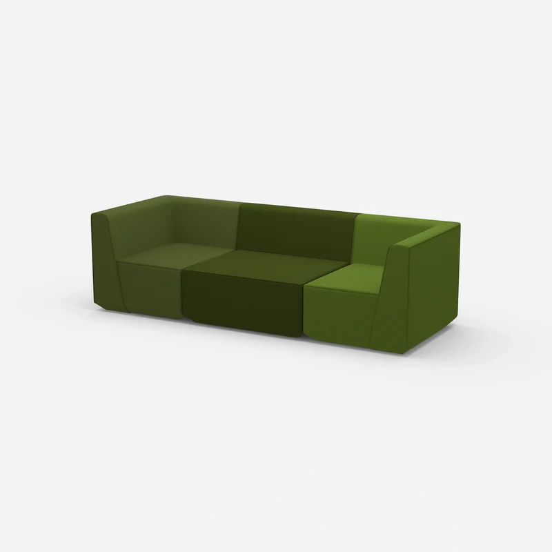 Sofa Dreisitzer grün