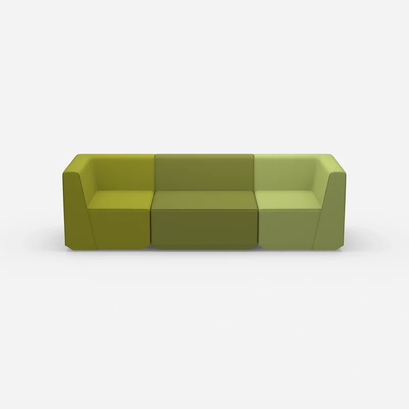 Sofa Dreisitzer grün