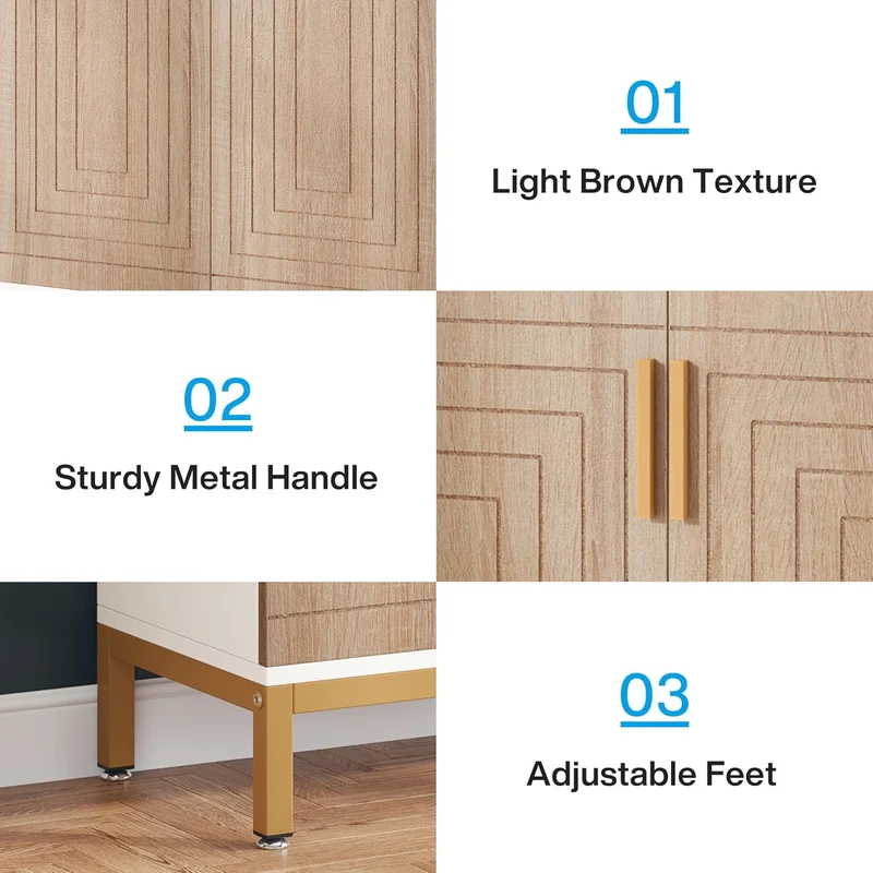 Schuhregal mit 5-stufigen Regalen, Moderne Schuhaufbewahrung für Wohnzimmer