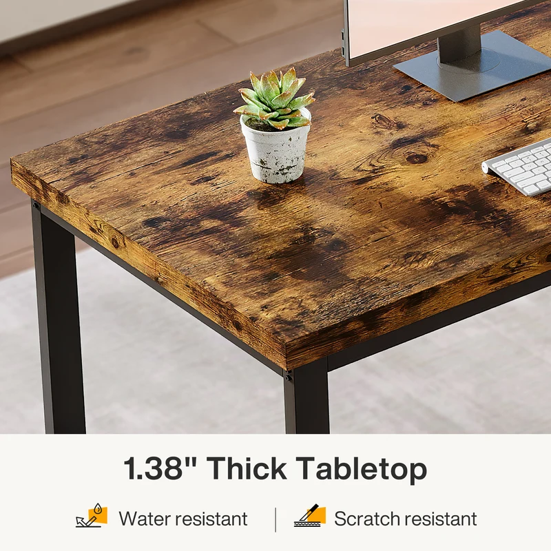 Doppelschreibtisch, Bürotisch für Arbeitszimmer, Schlafzimmer, Home Office