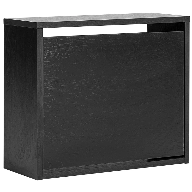 Amy Schuhschrank - Schwarz mit 1 Klappe