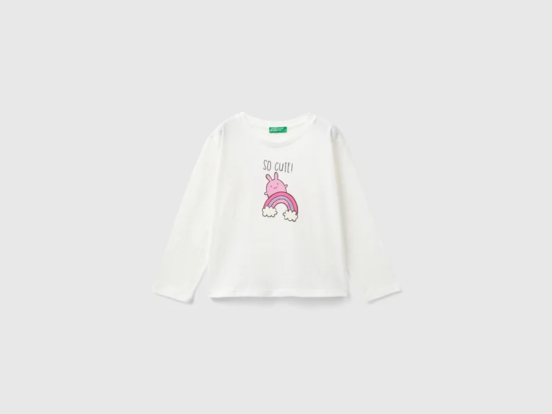 T-Shirt in Bio-Baumwolle mit Print