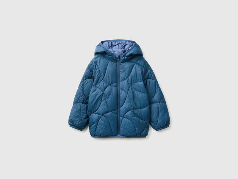 Wattierte Jacke mit Kapuze