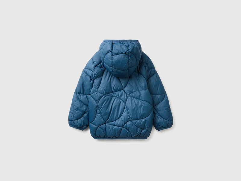 Wattierte Jacke mit Kapuze