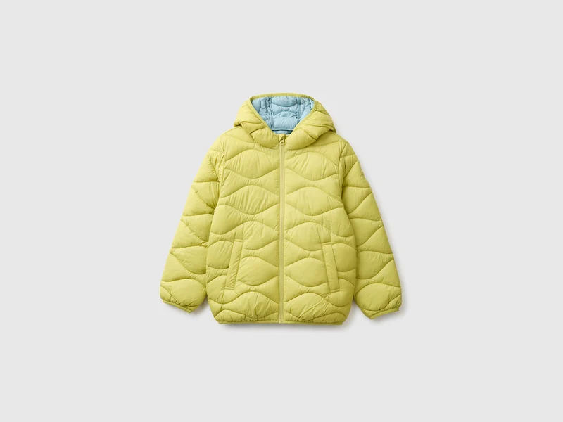 Wattierte Jacke mit Kapuze
