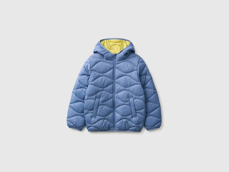 Wattierte Jacke mit Kapuze