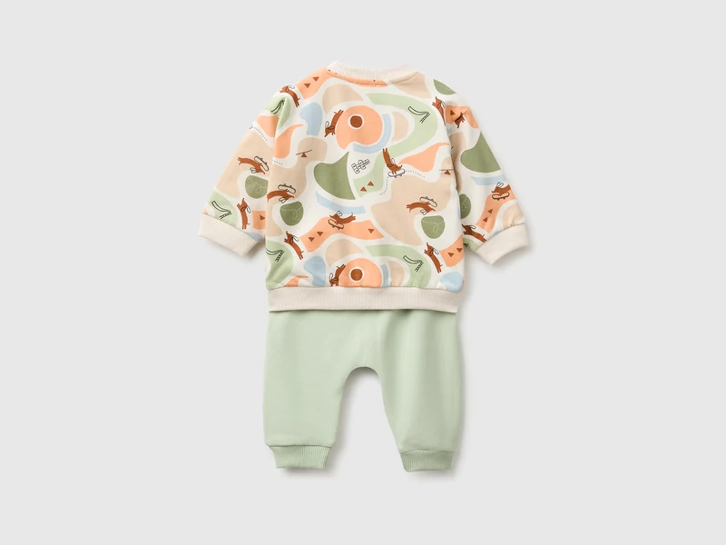 Set aus Stretch-Sweatware