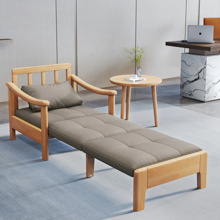 2-in-1-Schlafsofa aus massivem Holz