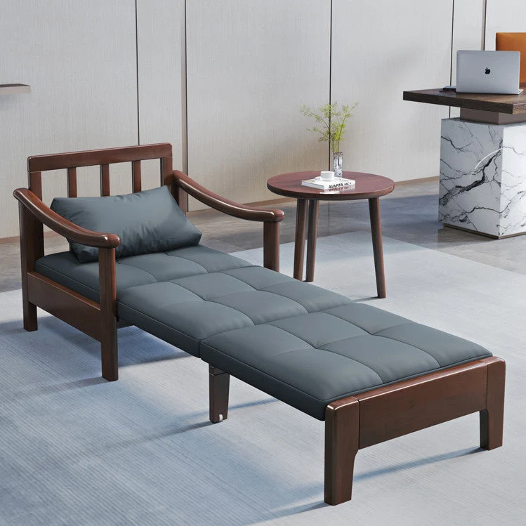 2-in-1-Schlafsofa aus massivem Holz