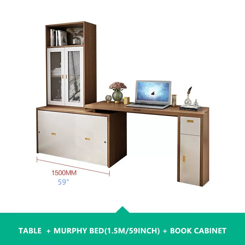 Murphy-Schrankbett mit Multifunktionsschreibtisch
