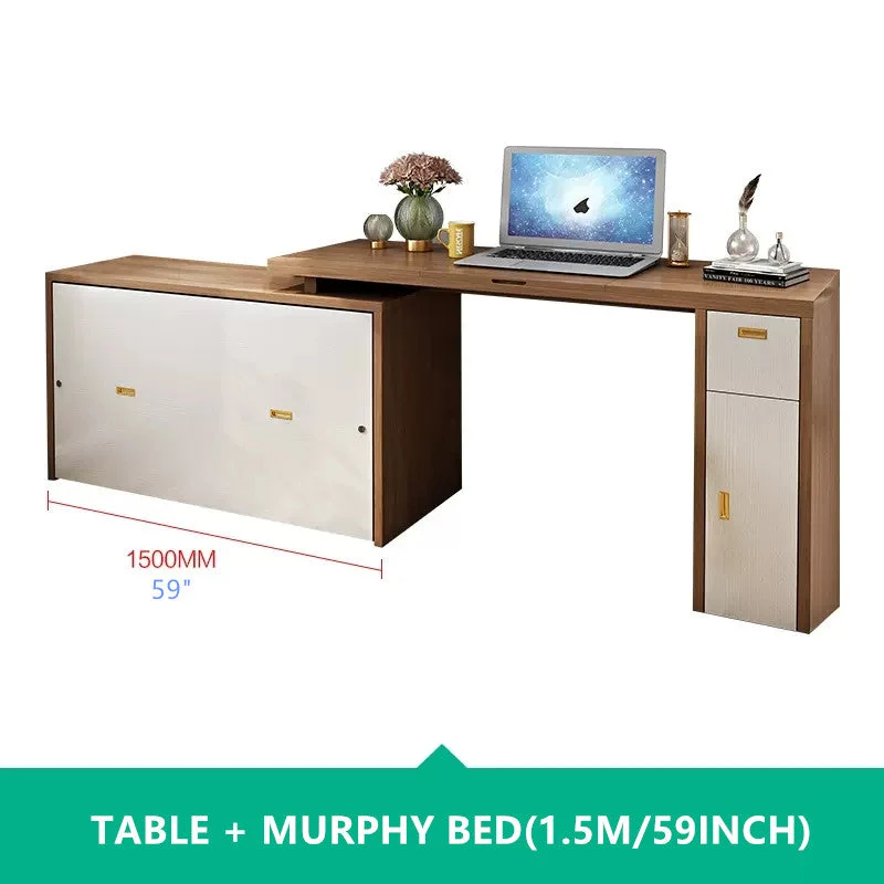 Murphy-Schrankbett mit Multifunktionsschreibtisch