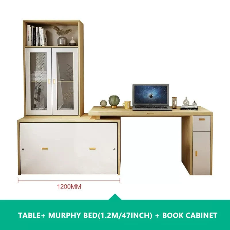 Murphy-Schrankbett mit Multifunktionsschreibtisch