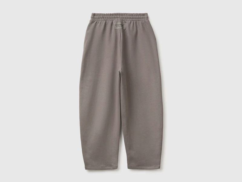 Jogginghose aus Fleece mit zylinderförmiger Passform