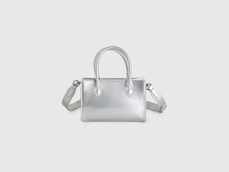 Mini-Lackledertasche