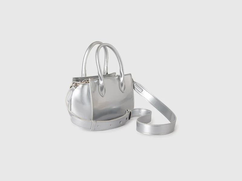 Mini-Lackledertasche