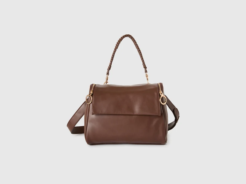 Tasche mit gewebtem Henkel