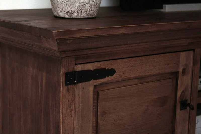 TV-Schrank Pinie massiv Antikfinish Finca