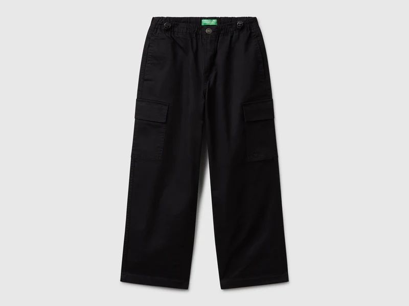 Fallschirmhose aus Stretch-Baumwolle