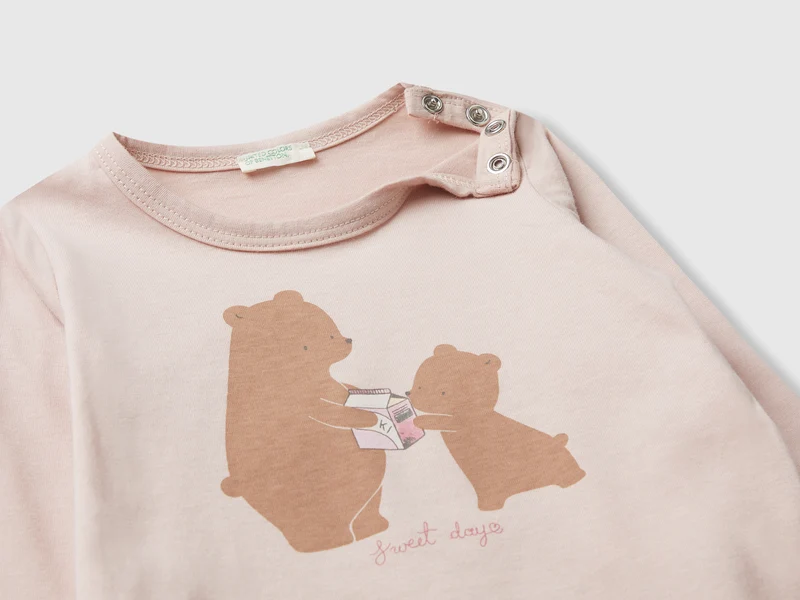 T-Shirt aus Baumwolle mit Rundhalsausschnitt