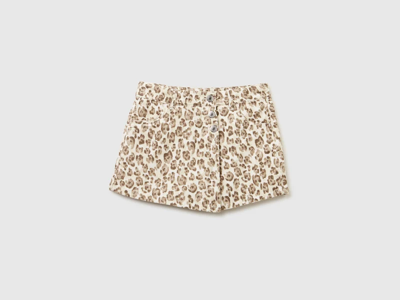 Minirock mit Animalprint