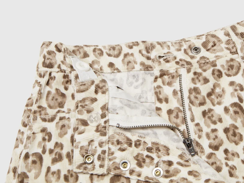 Minirock mit Animalprint