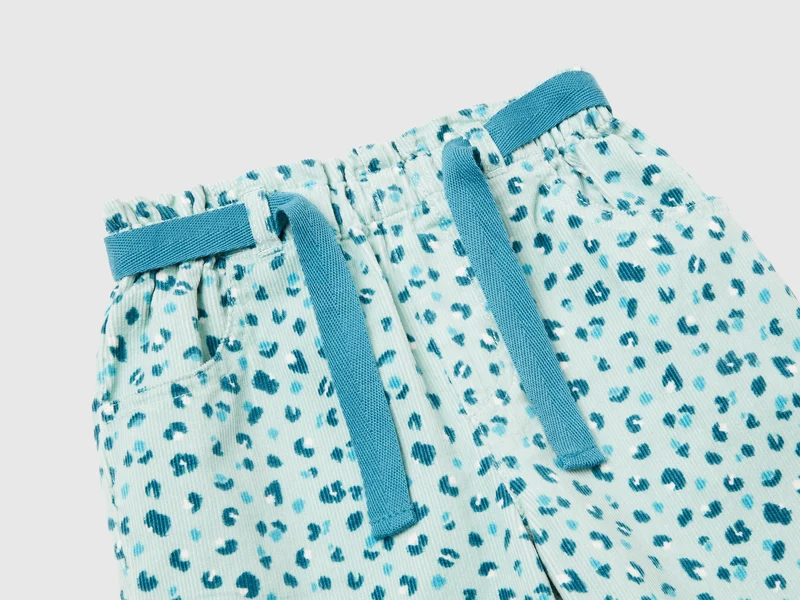 Gemusterte Samthose