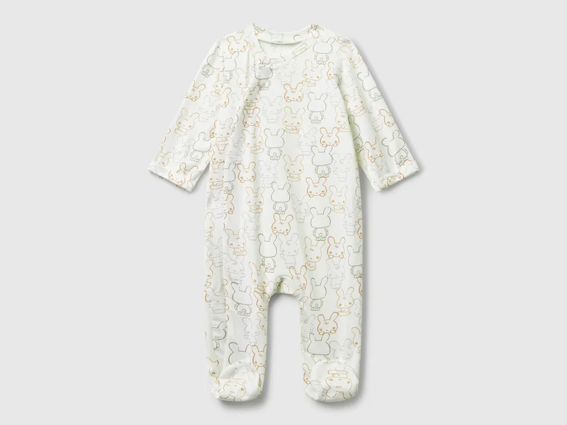 Jumpsuit mit Häschen-Print