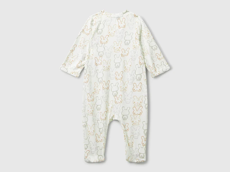 Jumpsuit mit Häschen-Print