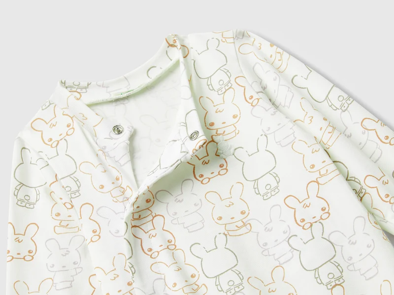 Jumpsuit mit Häschen-Print