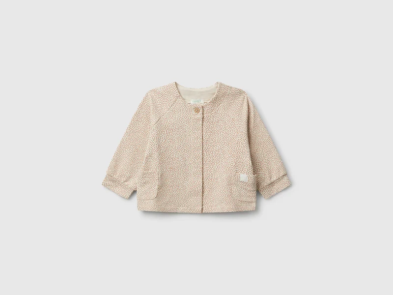 Sweatshirtjacke mit Punkten