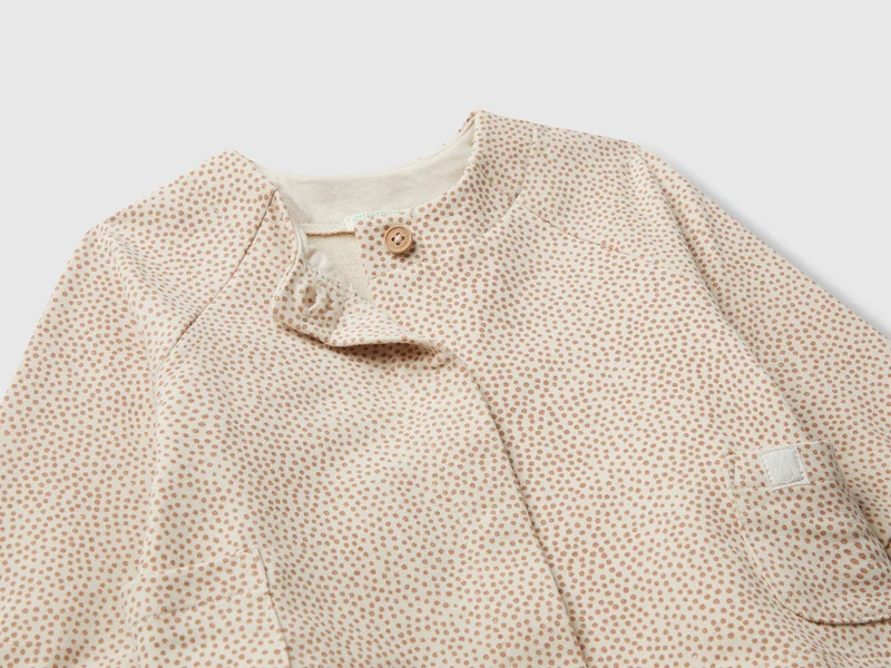 Sweatshirtjacke mit Punkten