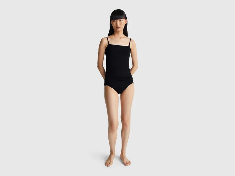 Tanktop aus elastischer Baumwolle