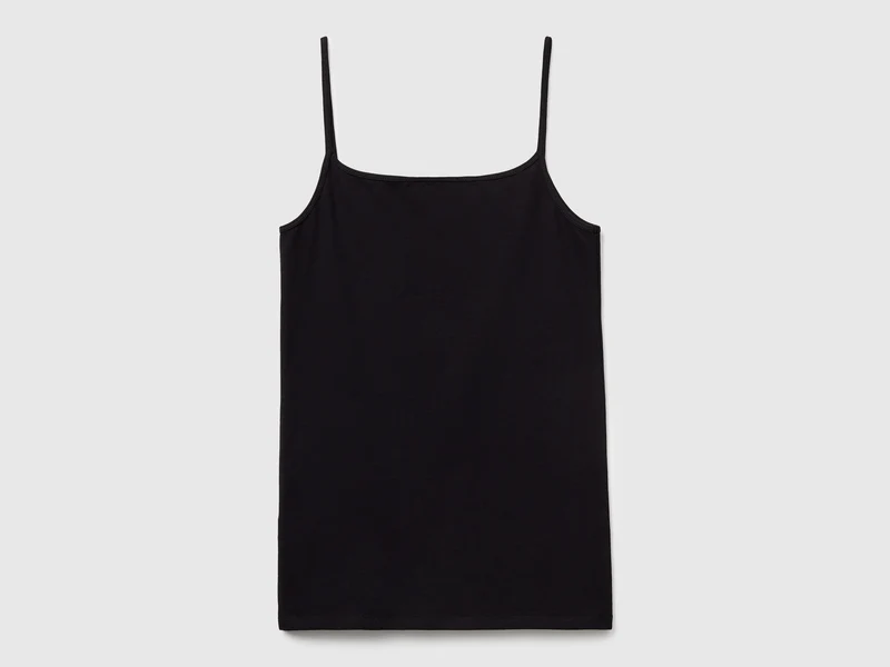 Tanktop aus elastischer Baumwolle