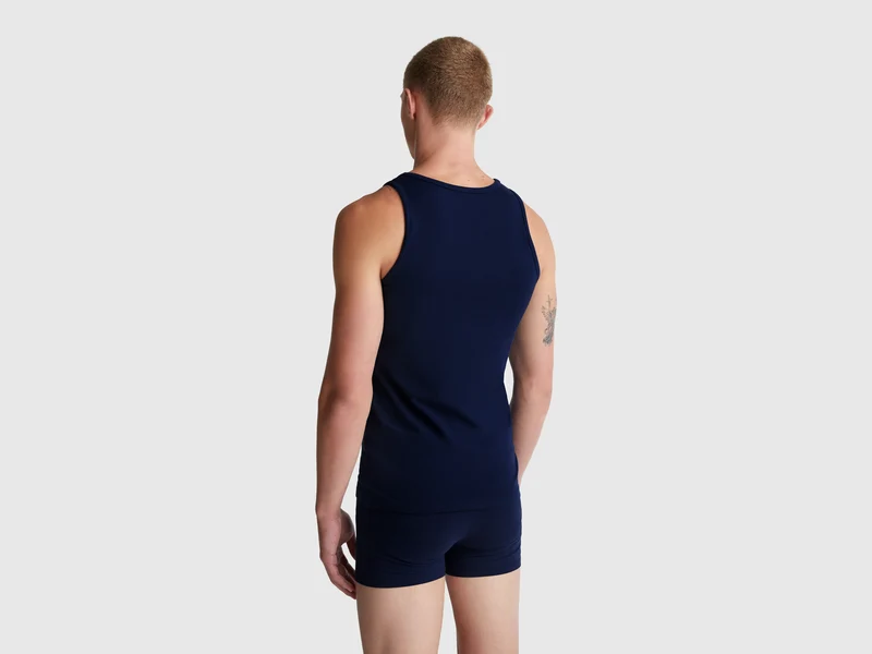 Tanktop aus Stretch-Baumwolle