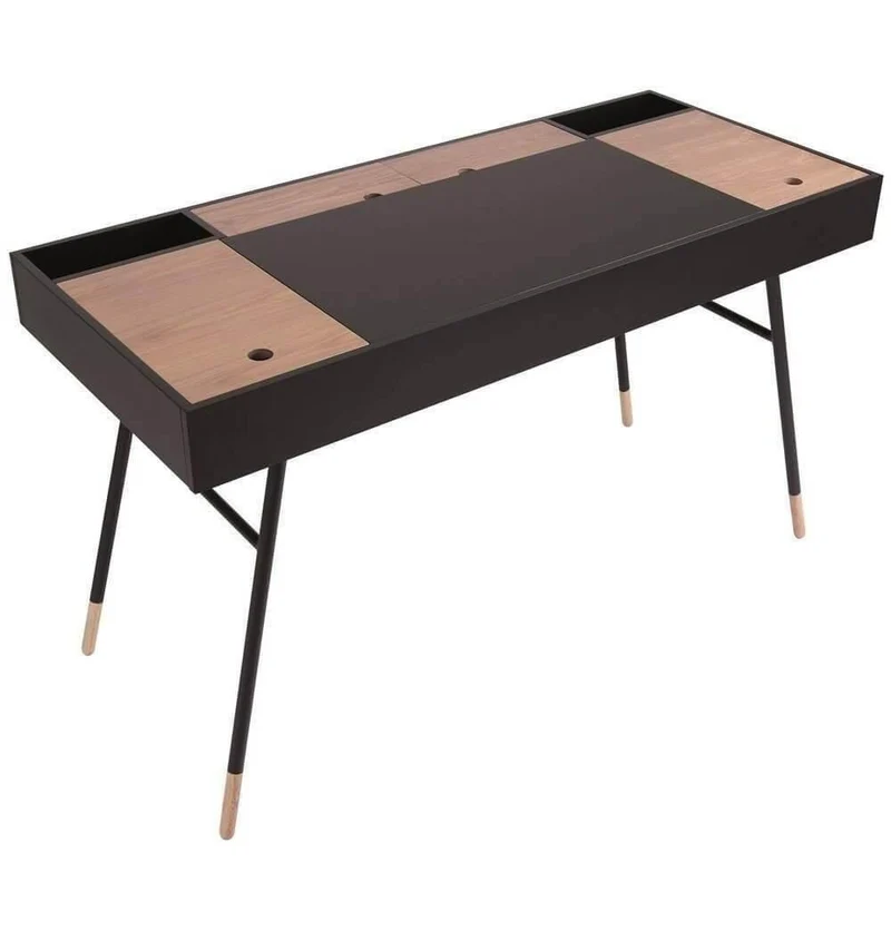 Smart Desk with Storage - Modern Workspace Organizer