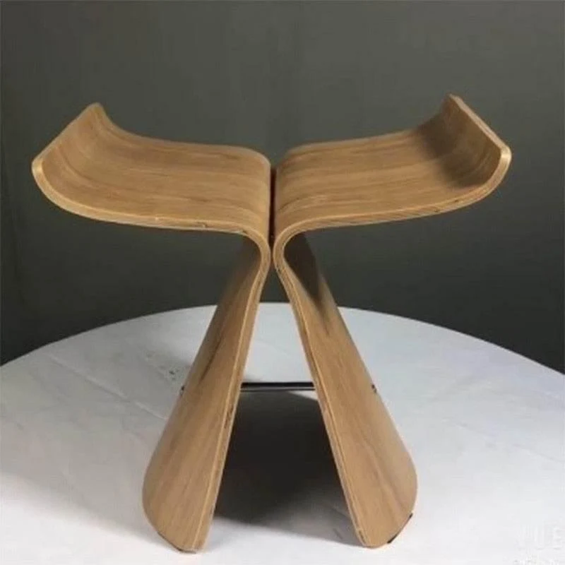 Walnut Butterfly Stool - High-Quality Wooden Accent Furniture