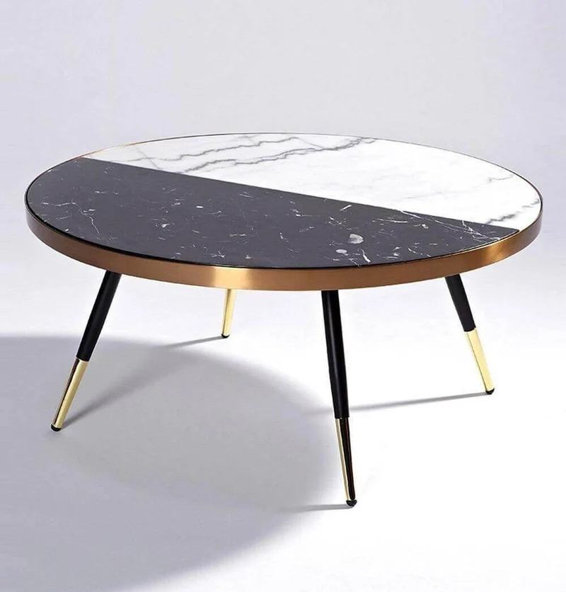 Modern Marble Coffee Table - Decorative Accent Table
