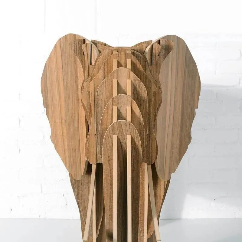 Wood Elephant Book Shelf - High-End European Style Furniture