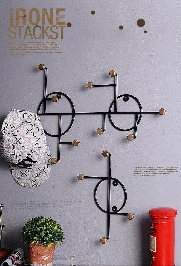 Modern Wall Hooks - Creative Decorative Hanging Storage