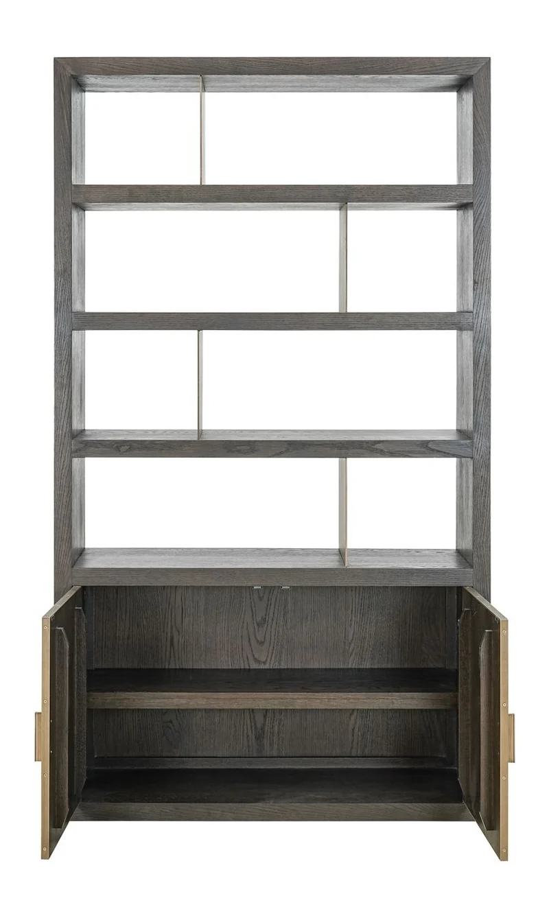 Richmond Schrank Rivertree Eiche braun – offene Regale & Türen