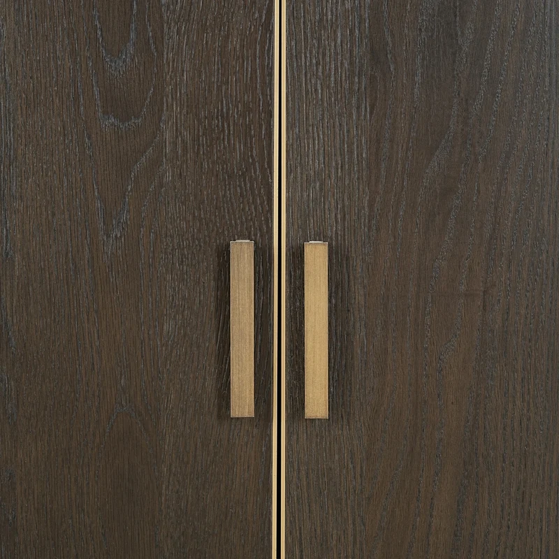 Richmond Schrank Rivertree Eiche braun – offene Regale & Türen