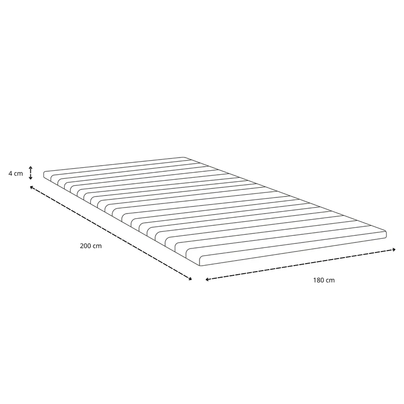 Boxspringbett in Beige 180x200 cm mit 4 cm PU-Schaum Topper, exkl. Bettbeine