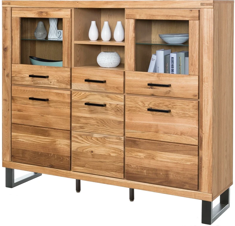 TV-Unterschrank Kommode -> Soft-close -> Front Massivholz