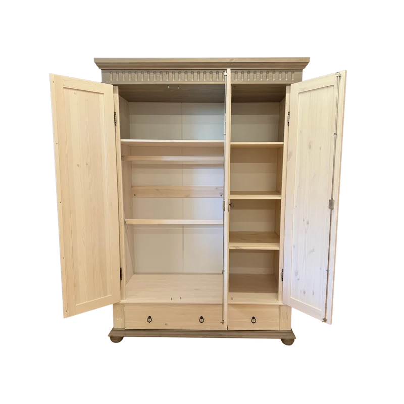Babyzimmerschrank 3 trg. Kiefer massiv - Helsinki