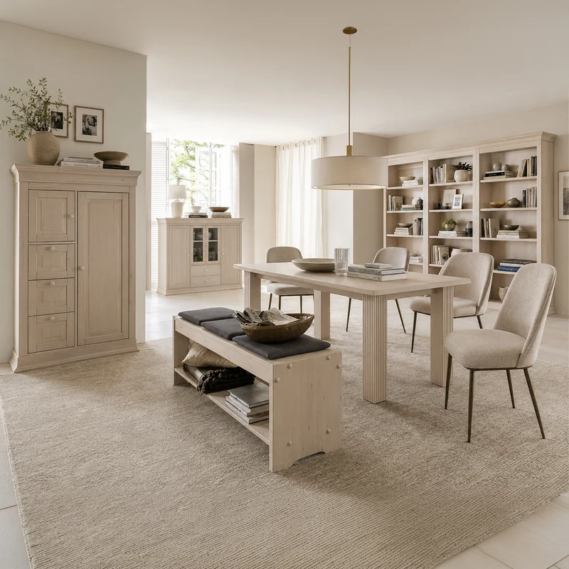 Esstisch Kiefer massiv Landhausstil - Boston