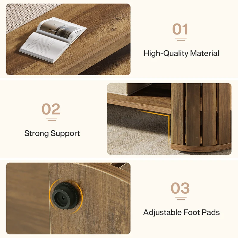Schuhbank aus Holz mit Stauraum, 160 cm Lange 2-stufige Sitzbank für Flur, Schlafzimmer und Wohnzimmer