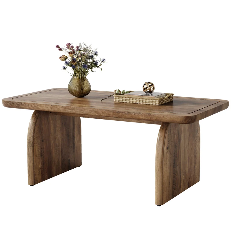 120 cm Couchtisch, Bauernhaus-Mitteltisch, niedriger Cocktail-Teetisch