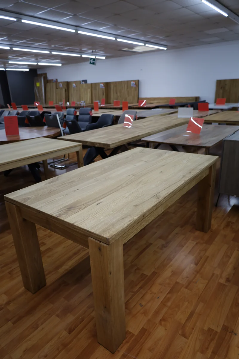 Esstisch Tisch + Massivholz Eiche + Ausziehbar