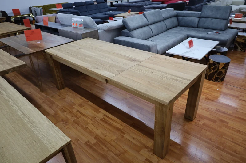 Esstisch Tisch + Massivholz Eiche + Ausziehbar